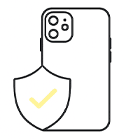 Erhöhte Bildschirm- und Kameraränder